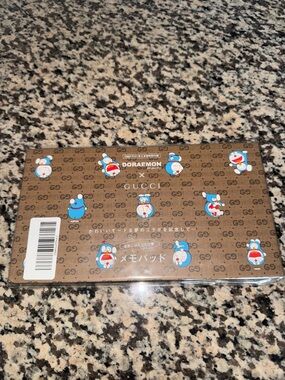 Gucci Brown Doraemon Patterned Memo Pad